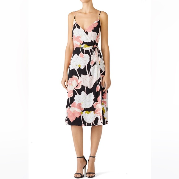 Cupcakes and cashmere floral wrap dress size XS - Picture 1 of 6